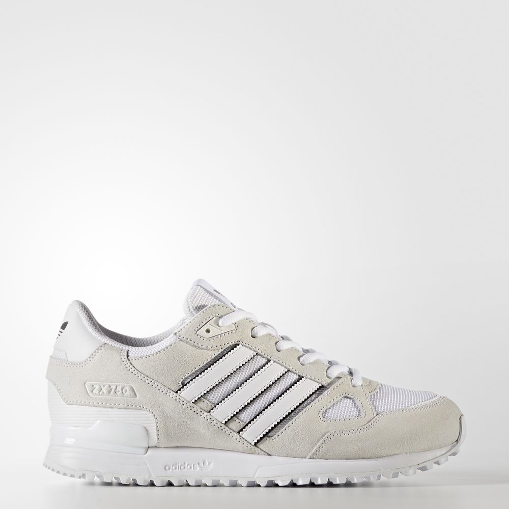 Adidas Zx 750 - Originals ανδρικα - Ασπρα/Μαυρα,Μέγεθος: EU 36 – 54 2/3 (713YWNOF)